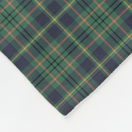 Lichtgroen en marineblauw Taylor Clan Tartan Fleece Deken