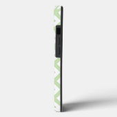 Lichtgroen en wit diamant patroon Case-Mate iPh iPhone Case (Achterkant / Links)