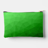 Lichtgroen geometrisch meshpatroon Monogram Etui (Achterkant)