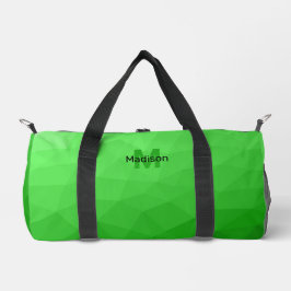 Lichtgroen geometrisch meshpatroon Monogram Plunjezak
