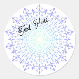 Lichtgroen-licht Paarse Diamond Edge Stickers
