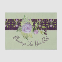 Lichtgroen met Paarse