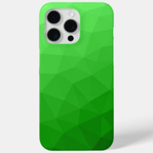 Lichtgroen ombre gradiënt geometrisch mesh patroon iPhone 15 pro max hoesje
