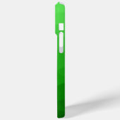 Lichtgroen ombre gradiënt geometrisch mesh patroon Case-Mate iPhone case (Achterkant / Links)