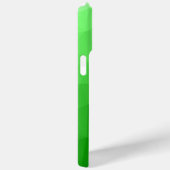 Lichtgroen ombre gradiënt geometrisch mesh patroon Case-Mate iPhone case (Achterkant / Rechts)