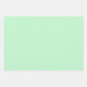 Lichtgroen patroon inpakpapier vel (Voorkant 2)