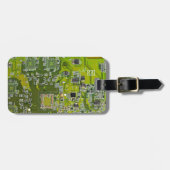 Lichtgroen PCB-printplaatontwerp voor IT-professio Bagagelabel (Voorkant horizontaal)