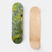 Lichtgroen PCB-printplaatontwerp voor IT-professio Persoonlijk Skateboard (Voorkant)