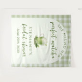 Lichtgroen Perfect Matcha Vrijgezellenfeest Achter Wandkleed (Voorkant (horizontaal))