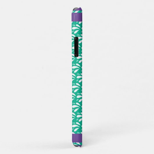 Lichtgroen Retro Patroon Otter Kano Aangepaste Naa Case-Mate iPhone Case (Achterkant/rechts)