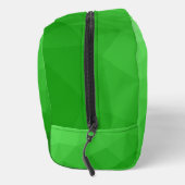 Lichtgroen verloop geometrisch maaspatroon toilettasje (Rechts)