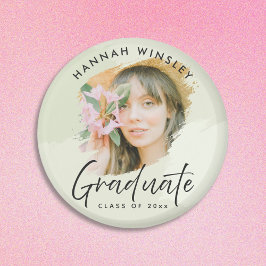 Lichtgroen Voeg uw foto toe Custom Afstuderen Gues Magneet