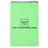 Lichtgroen zakelijk merk op kalender (Hoes)