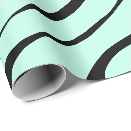 Lichtgroen zebrapatroon cadeaupapier (Rol Hoek)