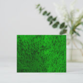 Lichtgroene aardewerk briefkaart (Staand voorkant)