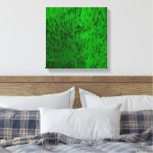 Lichtgroene aardewerk canvas afdruk (Insitu (Slaapkamer))