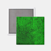Lichtgroene aardewerk magneet (Voorkant / Achterkant)