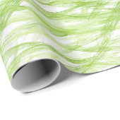 Lichtgroene Abstracte Verjaardag Cadeaupapier (Rol Hoek)