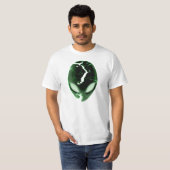 Lichtgroene Alien T-shirt (Voorkant volledig)