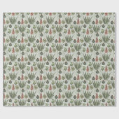 Lichtgroene Aloe Vera Succulente Cactus Cadeaupapier (Vlak)