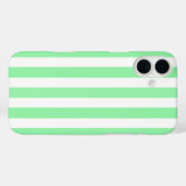 Lichtgroene candy strepen Case-Mate iPhone case (Achterkant (horizontaal))