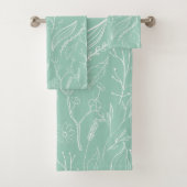 LICHTGROENE COLLECTIE TOWEL SET BAD HANDDOEK (Insitu)