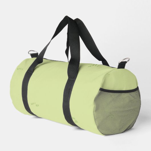 Lichtgroene Duffel Bag Plunjezak (Rechterhoek)