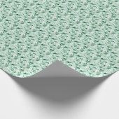 Lichtgroene edelsteen  cadeaupapier (Hoek)