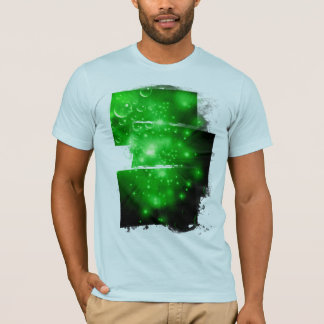 Lichtgroene Galaxy Burst T-shirt