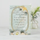 Lichtgroene, gele & witte mandala's kaart (Staand voorkant)