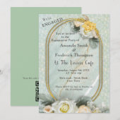 Lichtgroene, gele & witte mandala's kaart (Voorkant / Achterkant)