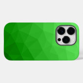 Lichtgroene geometrische mesh heldere patroon Case-Mate iPhone case (Achterkant (horizontaal))