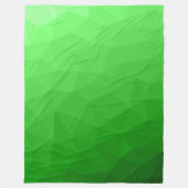 Lichtgroene geometrische mesh heldere patroon fleece deken (Voorkant)