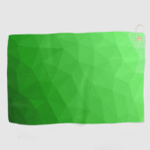 Lichtgroene geometrische mesh heldere patroon golfhanddoek (Horizontaal)