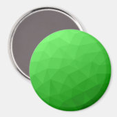 Lichtgroene geometrische mesh heldere patroon magneet (Voorkant / Achterkant)