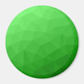 Lichtgroene geometrische mesh heldere patroon magneet (Voorkant)