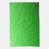 Lichtgroene geometrische mesh heldere patroon theedoek (Verticaal)