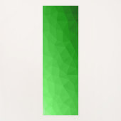 Lichtgroene geometrische mesh heldere patroon yogamat (Voorkant)