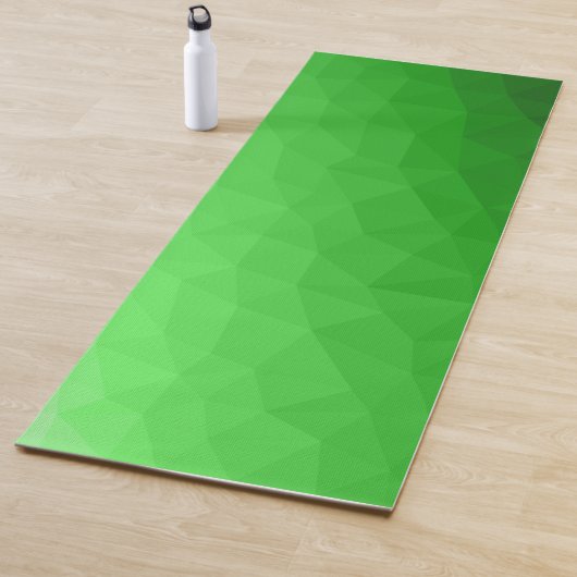 Lichtgroene geometrische mesh heldere patroon yogamat (In situ)