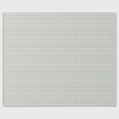 Lichtgroene gingham cadeaupapier (Vlak)