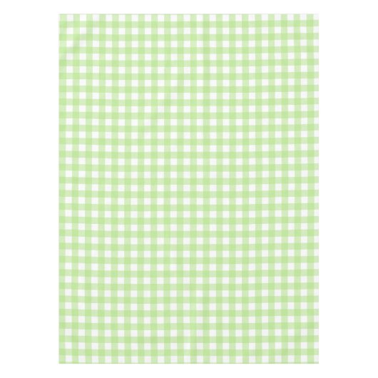 Lichtgroene Gingham tafelkleed (Voorkant)