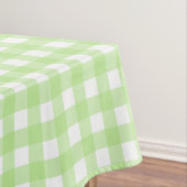 Lichtgroene Gingham tafelkleed (Voorbeeld)