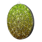 Lichtgroene goudglitters dartbord (Voorkant Rechts)