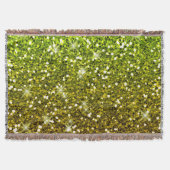 Lichtgroene goudglitters deken (Voorkant)