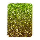 Lichtgroene goudglitters magneet (Verticaal)