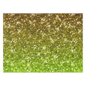 Lichtgroene goudglitters tafelkleed (Voorkant (Horizontaal))