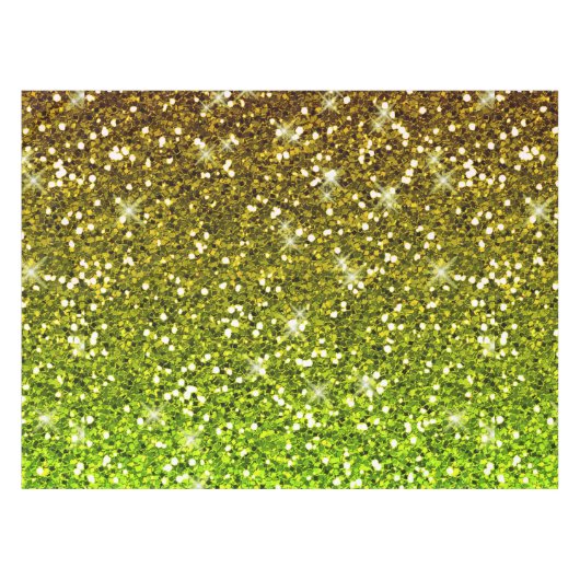 Lichtgroene goudglitters tafelkleed (Voorkant (Horizontaal))