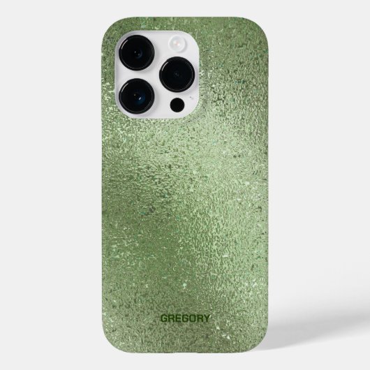 Lichtgroene iriserende achtergrond Case-Mate iPhone case (Achterkant)