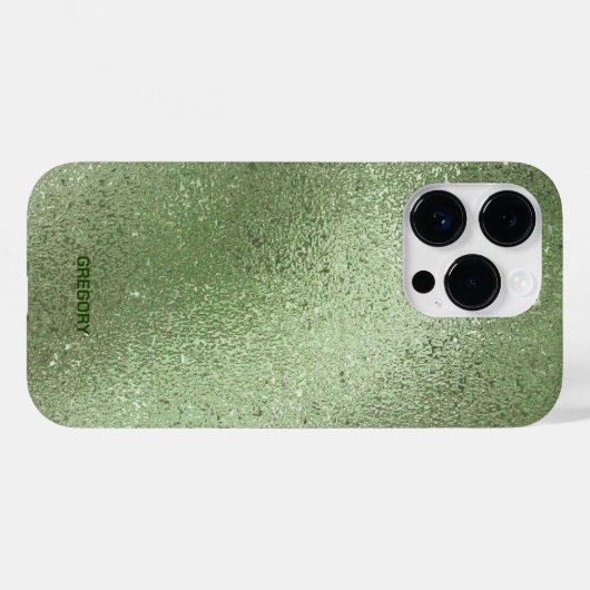 Lichtgroene iriserende achtergrond Case-Mate iPhone case (Achterkant (horizontaal))