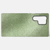 Lichtgroene iriserende textuurachtergrond samsung galaxy hoesje (Achterkant horizontaal)